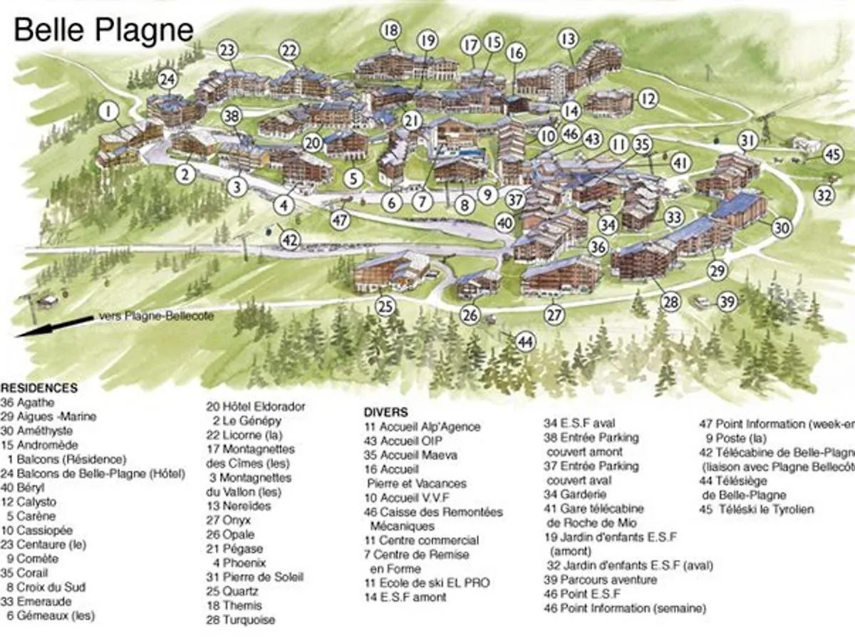 Apartment Studio Skis Aux Pieds Avec Balcon Et Casier A Skis - Fr-1-181-2307 La Plagne-Tarentaise
