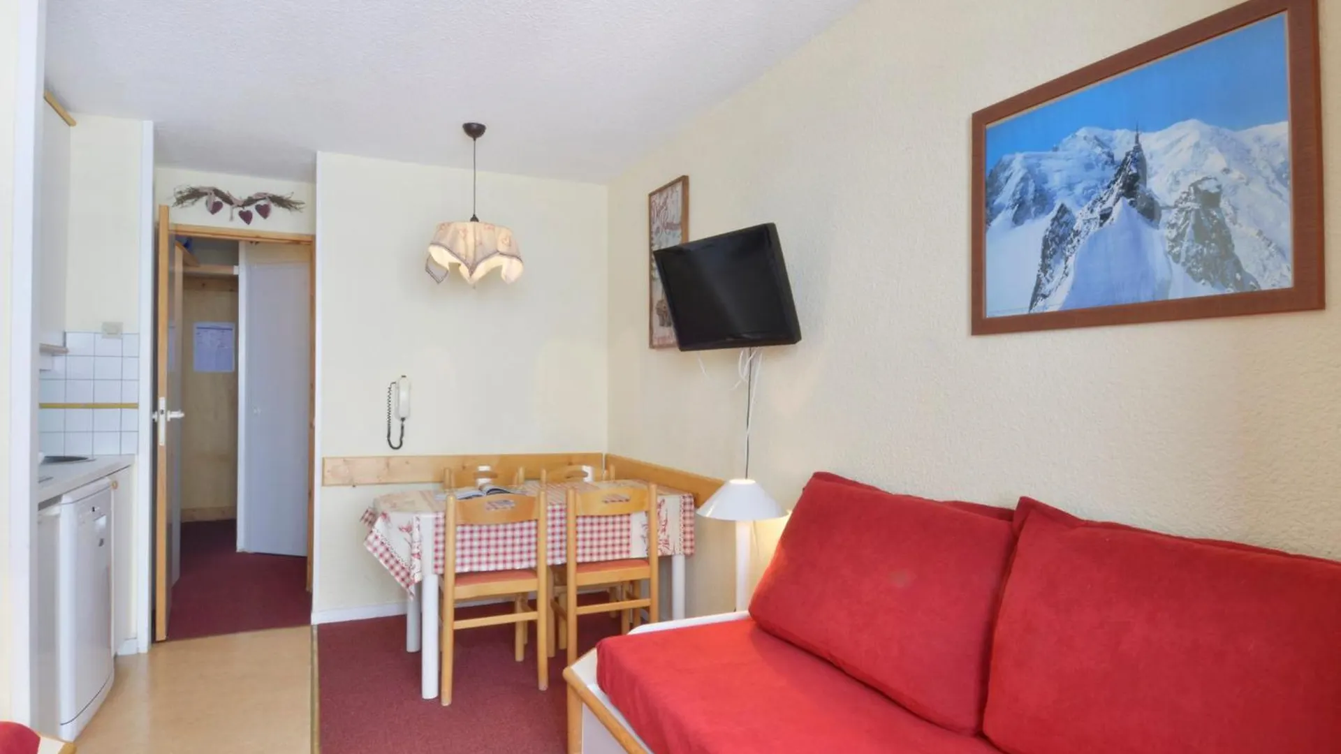 Apartment Studio Skis Aux Pieds Avec Balcon Et Casier A Skis - Fr-1-181-2307 La Plagne-Tarentaise